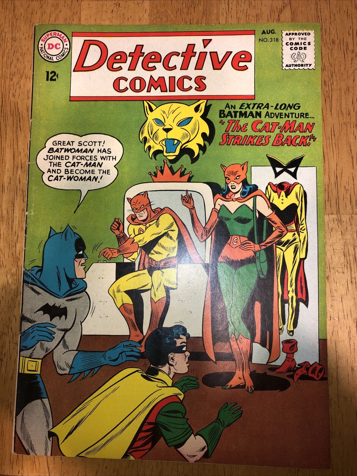 DETECTIVE COMICS #318 BATMAN, CATMAN, CATWOMAN, BATWOMAN - 1963