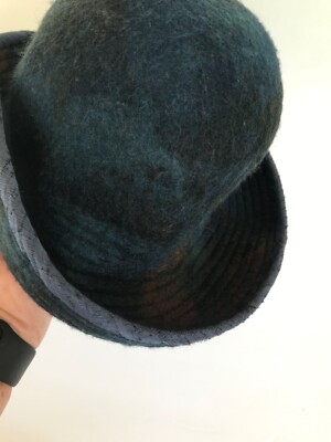 New Zealand Settlers Felts Merino Wool Cloche Hat . Ladies Merino Wool Hat  main image 3