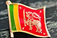 SRI LANKA Sri Lankan Ceylon Metal Flag Lapel Pin Badge *NEW*MIX & MATCH BUY 3 GE
