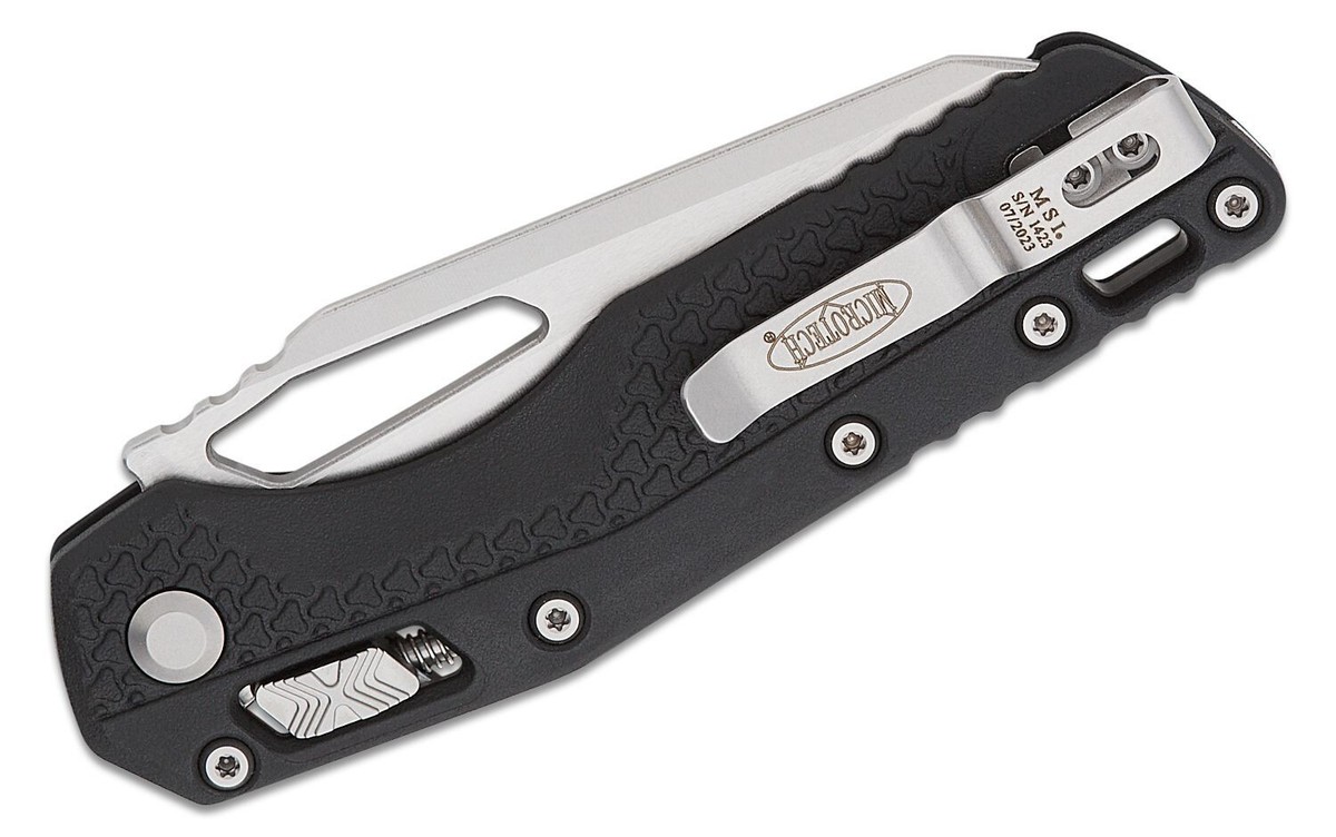 Microtech Standard Issue MSI Ram-Lok Knife Black Polymer 3.9 Microtech Standard Issue MSI Ram-Lok Knife Black Polymer 3.9