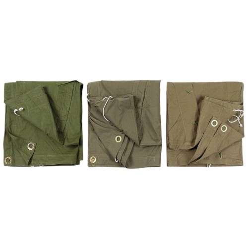 Poncho genuino del ejército rumano lona verde oliva Lavvu lona refugio mal tiempo - Imagen 5 de 5