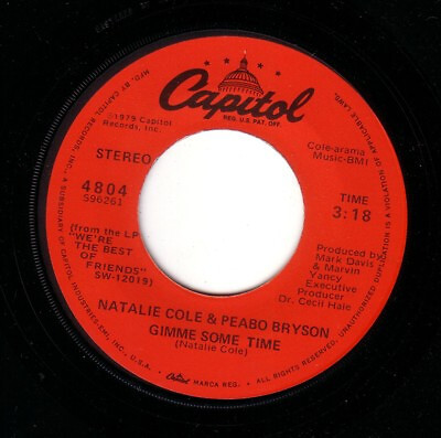 Natalie Cole & Peabo Bryson - Gimme Some Time / Love Will Find You (7'')