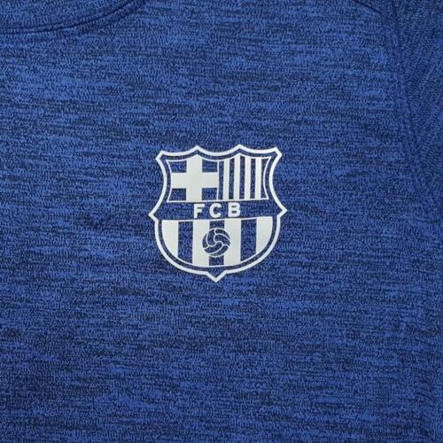 FC BARCELONA FCB Sport Workout Soccer Shirt - LG Blue - Barça - Picture 1 of 4