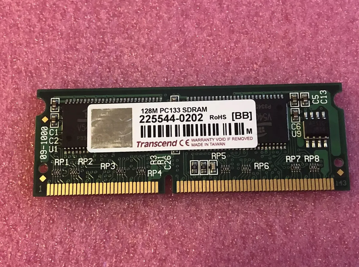 128MB PC133 SODIMM 144-PIN So Dimm SDRAM MEMORY TRANSCEND 225544