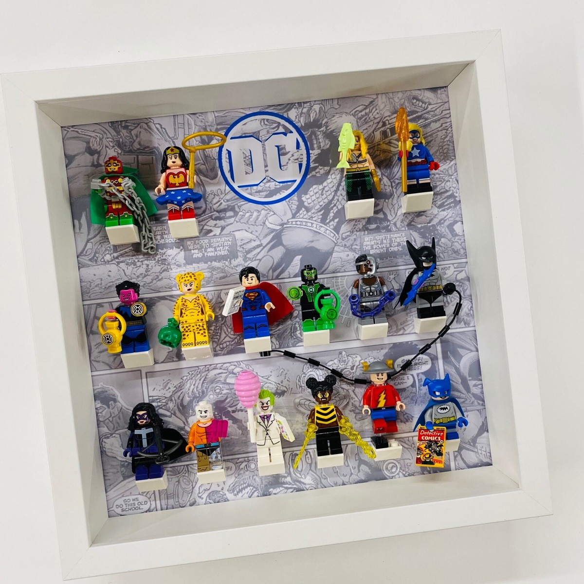 Display Frame case for Lego ® DC Comics Series minifigures 71026