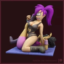 Leela Amy Wong Nsfw Full Resin Figure Model Kit 1/24 Scale Unpainted Unassembled