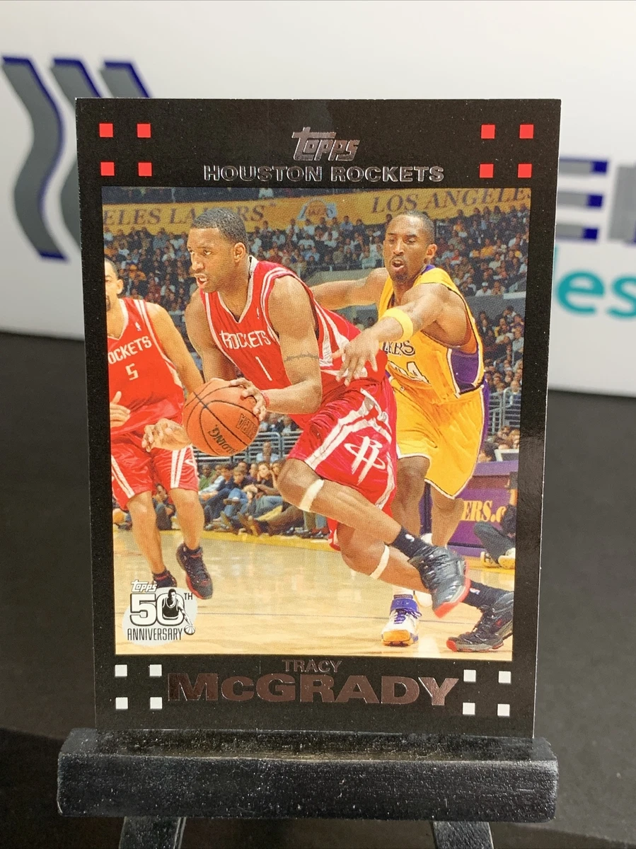 TRACY MCGRADY 2007 TOPPS W/KOBE BRYANT HOF RARE CARD NBA LEGENDS 
