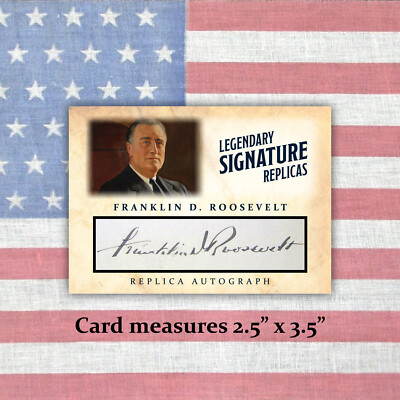 Franklin D. Roosevelt FDR Autograph Replica Presidential Signature