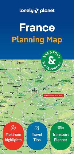 Lonely Planet France Planning Map (Map) Map