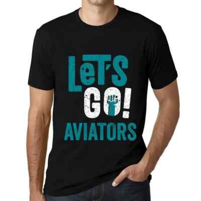 Herren Grafik T-Shirt Auf geht's Flieger   Let's Go Aviators