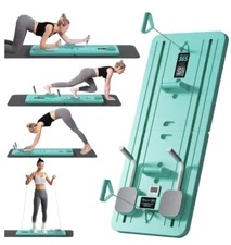 Premium Pilates Board -  Multi-Purpose Foldable Pilates Reformer Set