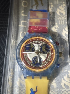 Atlanta 1996 Olympics Special Edition Swiss Made Swatch Chrono