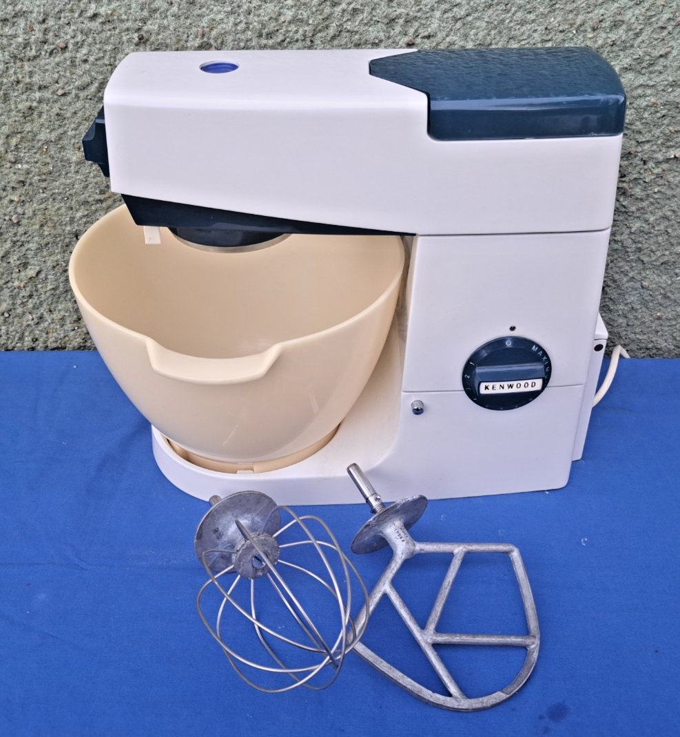 Vintage Stand Mixer Kenwood A701A Bowl+2Accessories Dark Blue