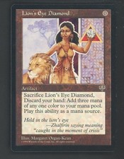 1996 MTG Magic The Gathering Mirage Lions' Eye Diamond