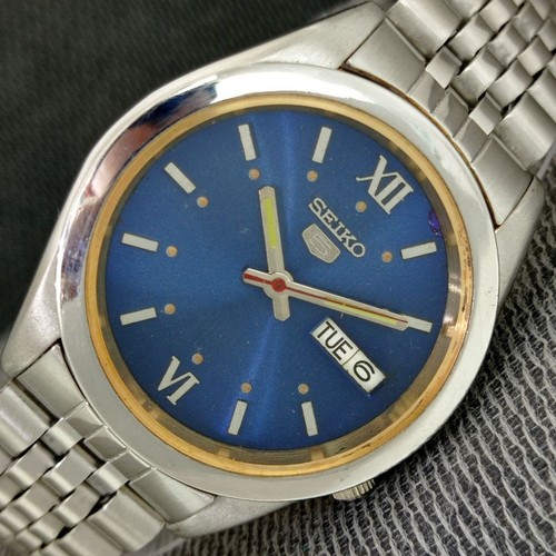 GENUINE VINTAGE SEIKO 5 AUTOMATIC 7S26A JAPAN MENS ORIGINAL DIAL WATCH a2598-U