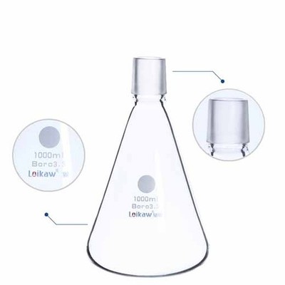 Biology Laboratory 250-2000ml Reaction flask Chemistry glassware 40# teaching