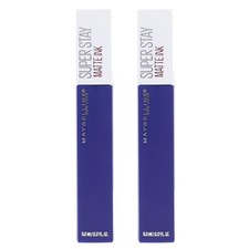 Paquete de 2 lápices labiales líquidos Maybelline Superstay Matte Ink 105 Explorer 0,17 fl oz
