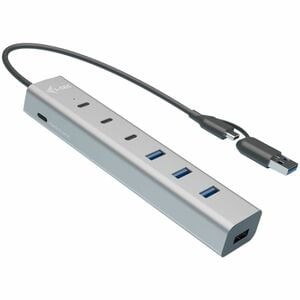 I-Tec Usb-C/Usb-A Charging Metal Hub 7 Port 3X Usb-C 4X Usb-A. Host Interface: U