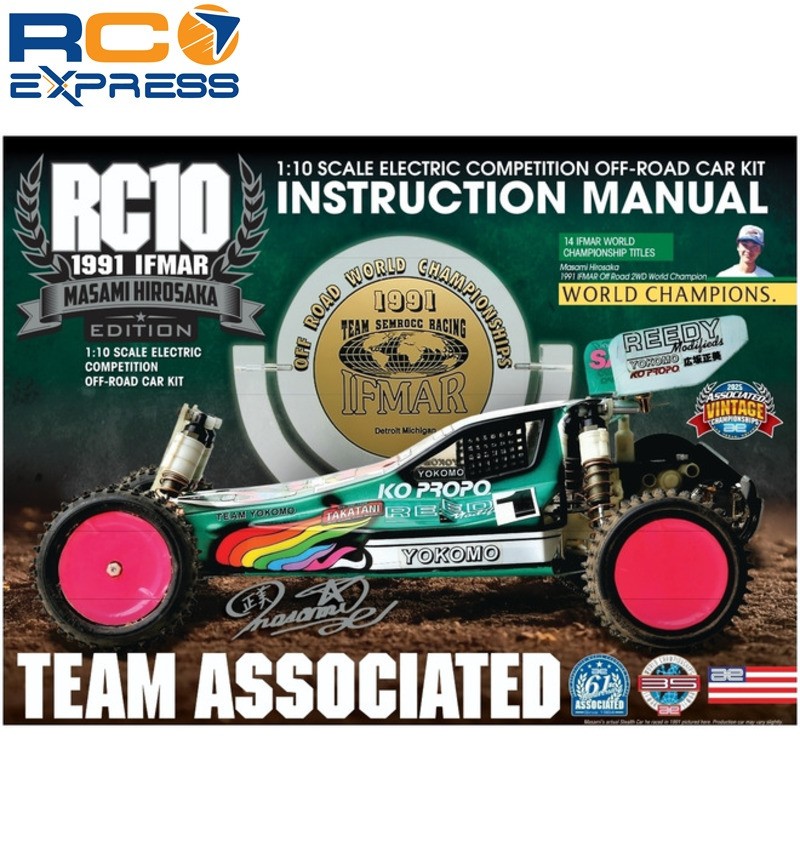 Associated RC10 91 Stealth Car Masami Edition Decal Set ASC6794 | eBay