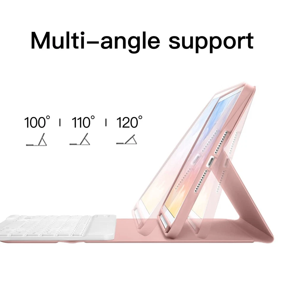 Bluetooth Keyboard Case for iPad Mini4 /5 7.9inch,Wireless Detachable iPad Ke... - Image 4 of 4