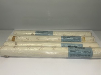 4 Rolls NOS Sanitas Brand Wallpaper Beige Pink Floral Sealed Read