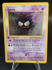 Pokémon Gastly 1st Edition Base Set Shadowless 50/102 30 HP 1999 Common English