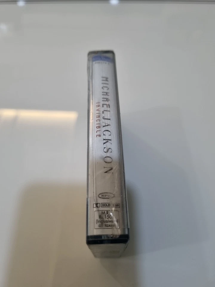 India EDITION SEALED Pop Cassette - Michael Jackson Invincible - Image 2 of 3