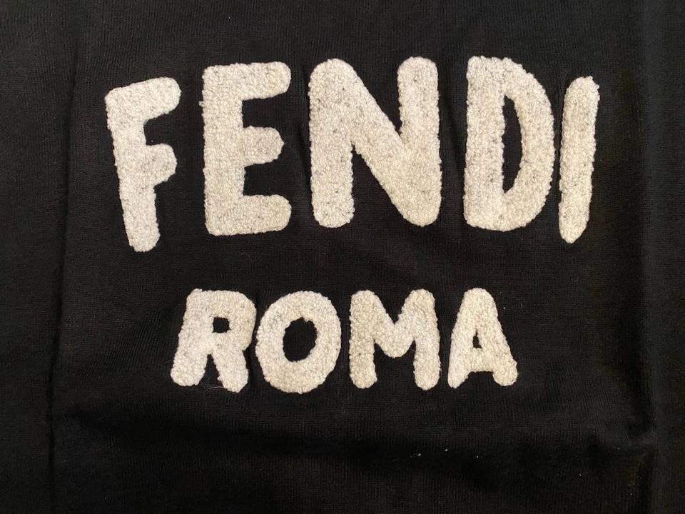 Pre Loved FENDI ROMA Mens Knit Sweater European Size XXL USA Size Large - Image 4 of 4