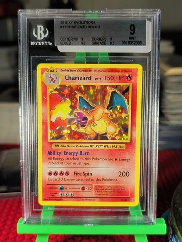🔥 2016 XY Evolutions #11 Charizard Holo R BGS 9 🔥