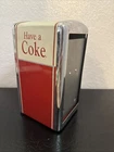 Retro Coca Cola Have A Coke Napkin Dispenser Metal Chrome 50s Diner vtg 1992