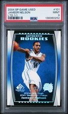 2004 Jameer Nelson SP Game Used Edition LTD Rookie 1/1 PSA 9 Orlando Magic