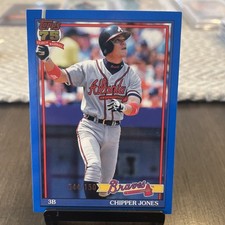 2026 Topps Series 1 Chipper Jones 1991 Blue Boarder /150 Braves