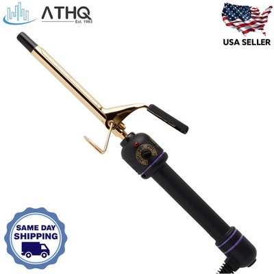 Hot Tools Pro Artist 1/2'' 24K Gold Mini Spring Hair Curling Iron Salon 1103 NEW
