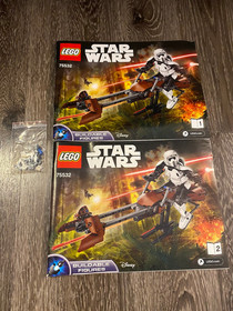 LEGO Star Wars: Scout Trooper & Speeder Bike (75532) Used, Open, 100% Complete