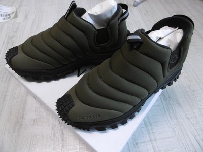 Moncler Trailgrip Apres Low Top Sneakers olivgrün NEU Fullset