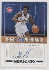 2018-19 Panini NBA Hoops Great SIGnificance Khyri Thomas #GS-KT Auto 6o3