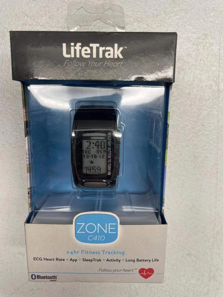 LifeTrak Zone C410 Black/Blizzard Blue - Image 2 of 4
