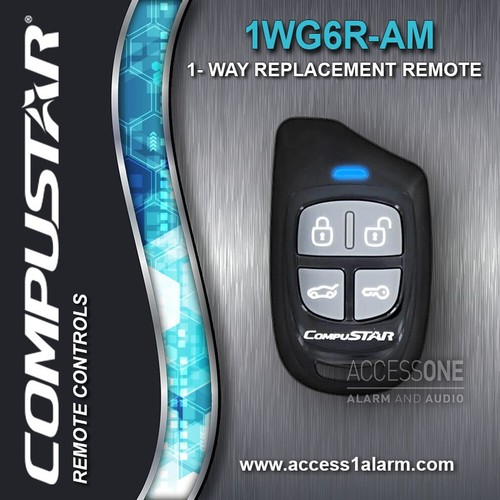 USED CompuStar 1WG6R-AM Remote Control Transmitter VA5REC310-1W433