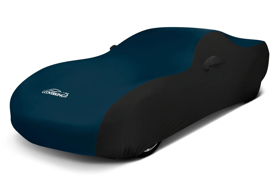 For Hyundai Sonata 15-19 Car Cover Satin Stretch Indoor Navy Blue Custom Car — 第 3/4 张图片