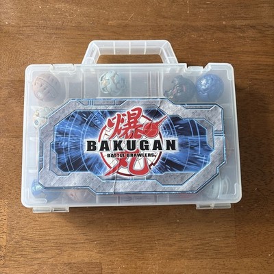 Bakugan Bulk Lot Of 16 With Case, Misc Cards & Figures Used