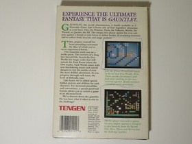 1985 Nintendo NES Gauntlet Game + Box + Sleeve + Manual + Foam Tested Tengen