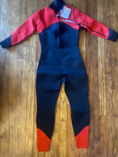 Womens Small Hevto Wetsuit Coral 1 Neoprene Surfing Swimming Full Wetsuit Small