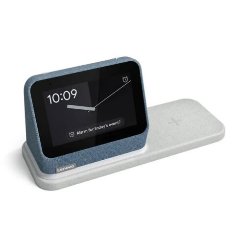 Lenovo Smart Clock 2 with Wireless Charging Dock 1GB+8GB - BLUE - ZA970066CA