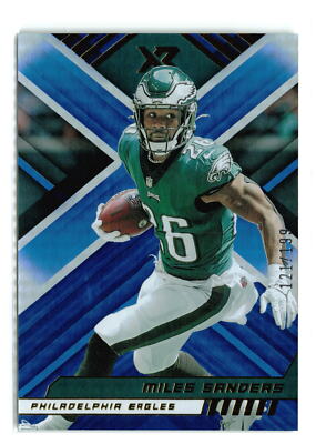 MILES SANDERS #93 /199 2022 PANINI Xr EAGLES