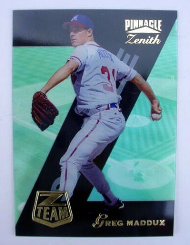 1994 1996 Pinnacle Sample Promo Zenith Z Team 3 Card lot GREG MADDUX Braves HOF - Picture 2 of 7