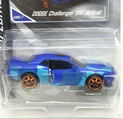 Majorette Dodge Challenger SRT Hellcat Camouflage Blue 1:66 3
