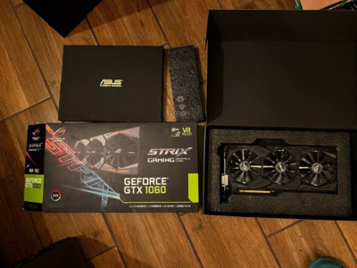 ASUS ROG Strix GeForce GTX 1060 6GB GDDR5 Graphics Card (ROG-STRIX-GTX1060-A6G-G