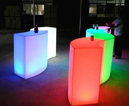 LED Furniture Buffet table Bar Battery Powered App controlled Changing colors - Image 4 of 4