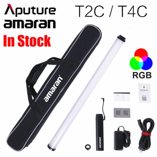 Aputure Amaran T2C T4C RGB Tube Light Stick Handled led full Color 2500K-7500K - Afbeelding 1 van 14