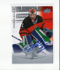 THOMAS MILIC autographed SIGNED '21 Upper Deck TEAM CANADA card #96